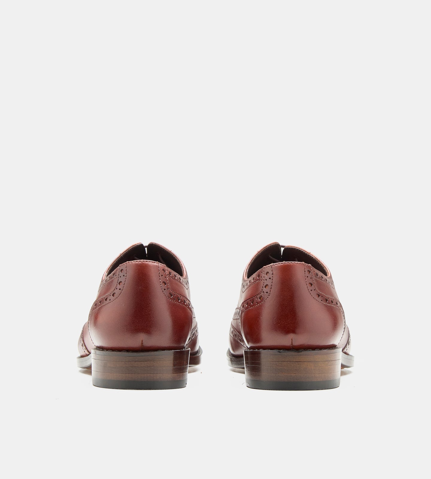 Hand-Welted British Tan Wingtip Oxfords