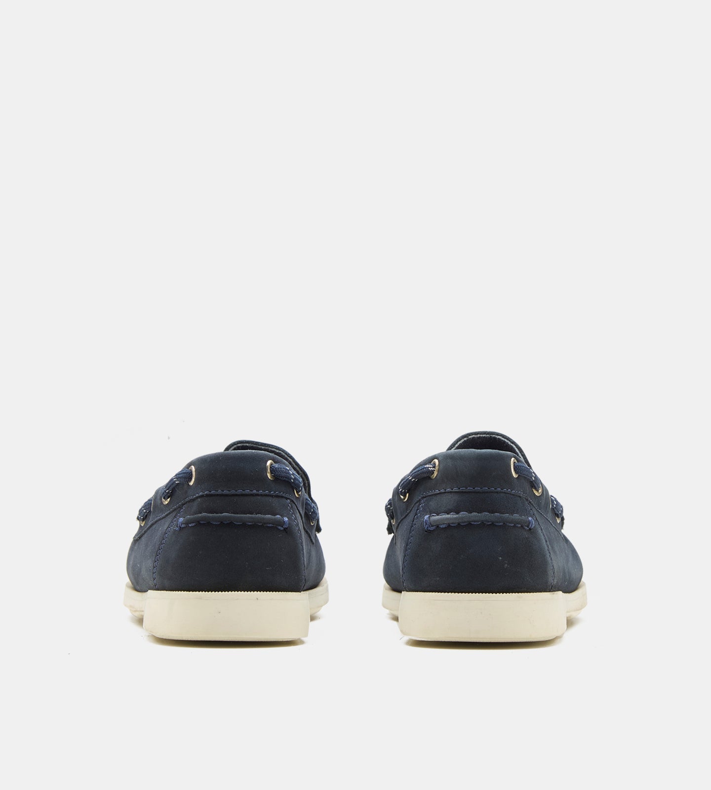 Blake Stitched Navy Nubuck Slip-Ons