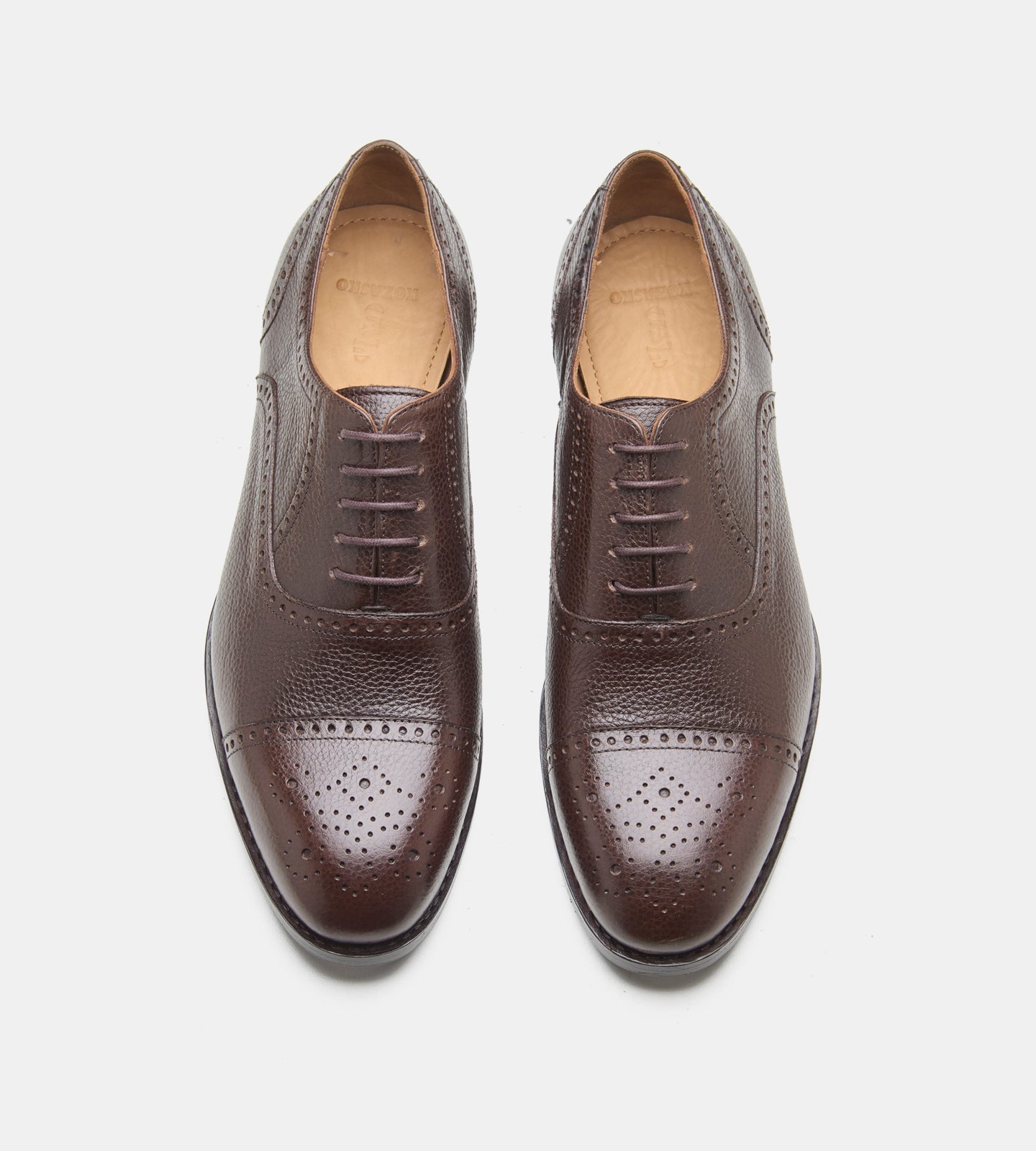 Hand-Welted Full Brogues Oxfords