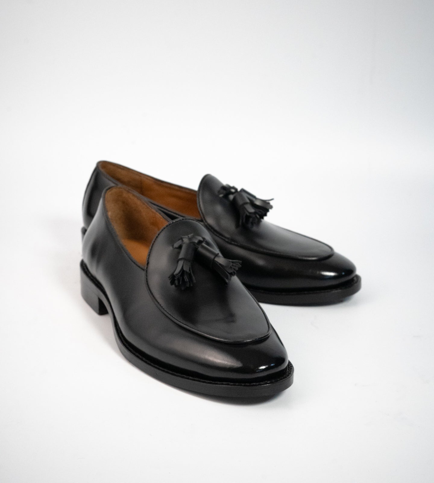 Hand-Welted Michigan Calf Belgian Tassel Loafer