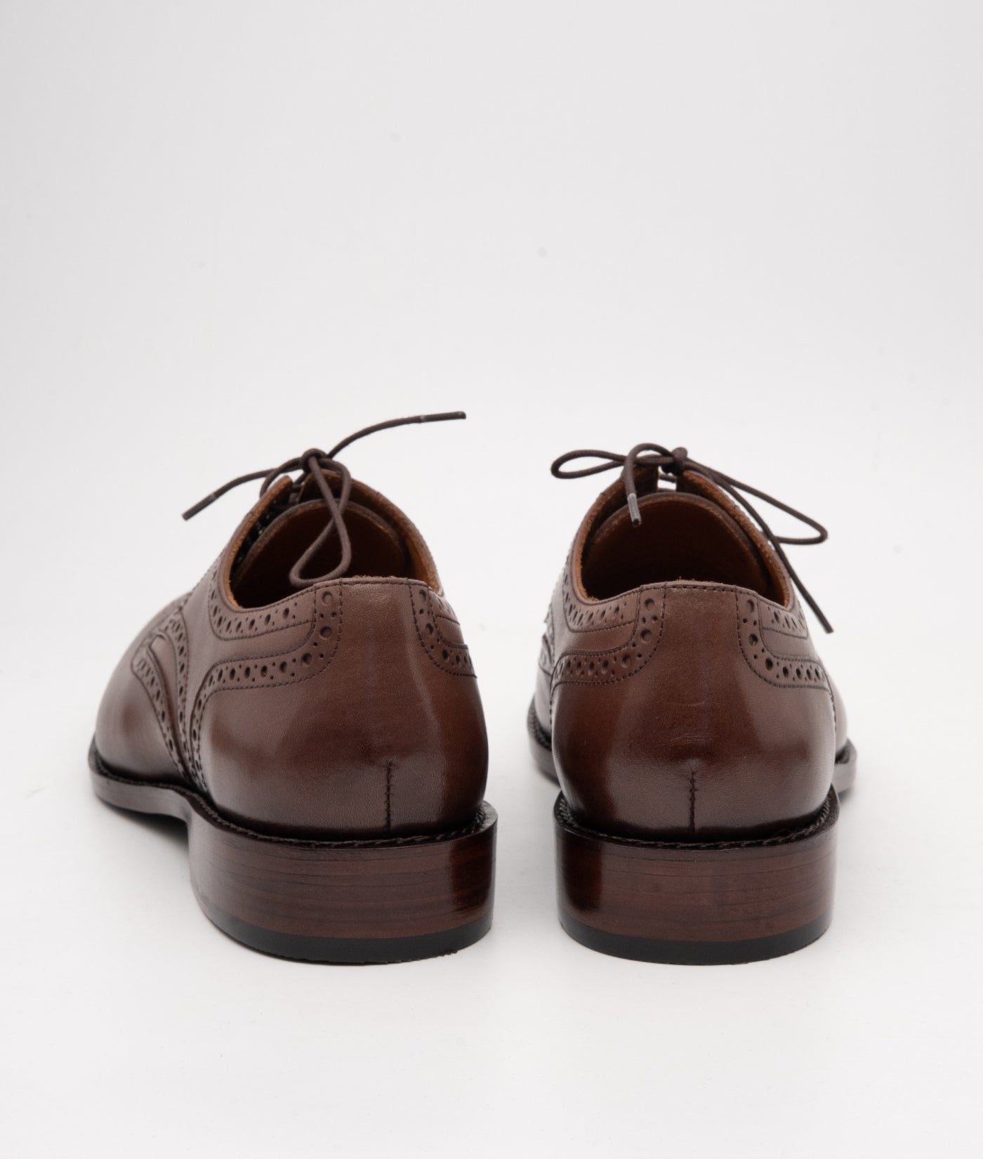 Hand-Welted Brown Wingtip Derby