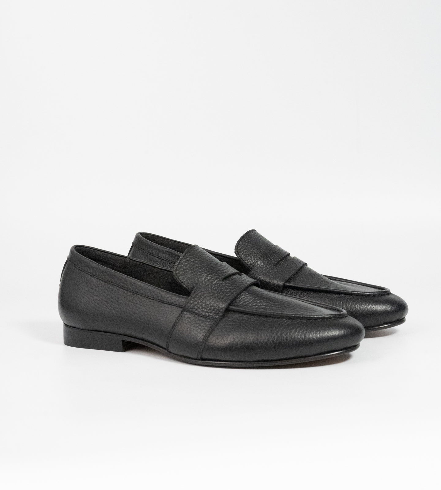 Blake Stitched Unlined Milled Leather Penny Loafer
