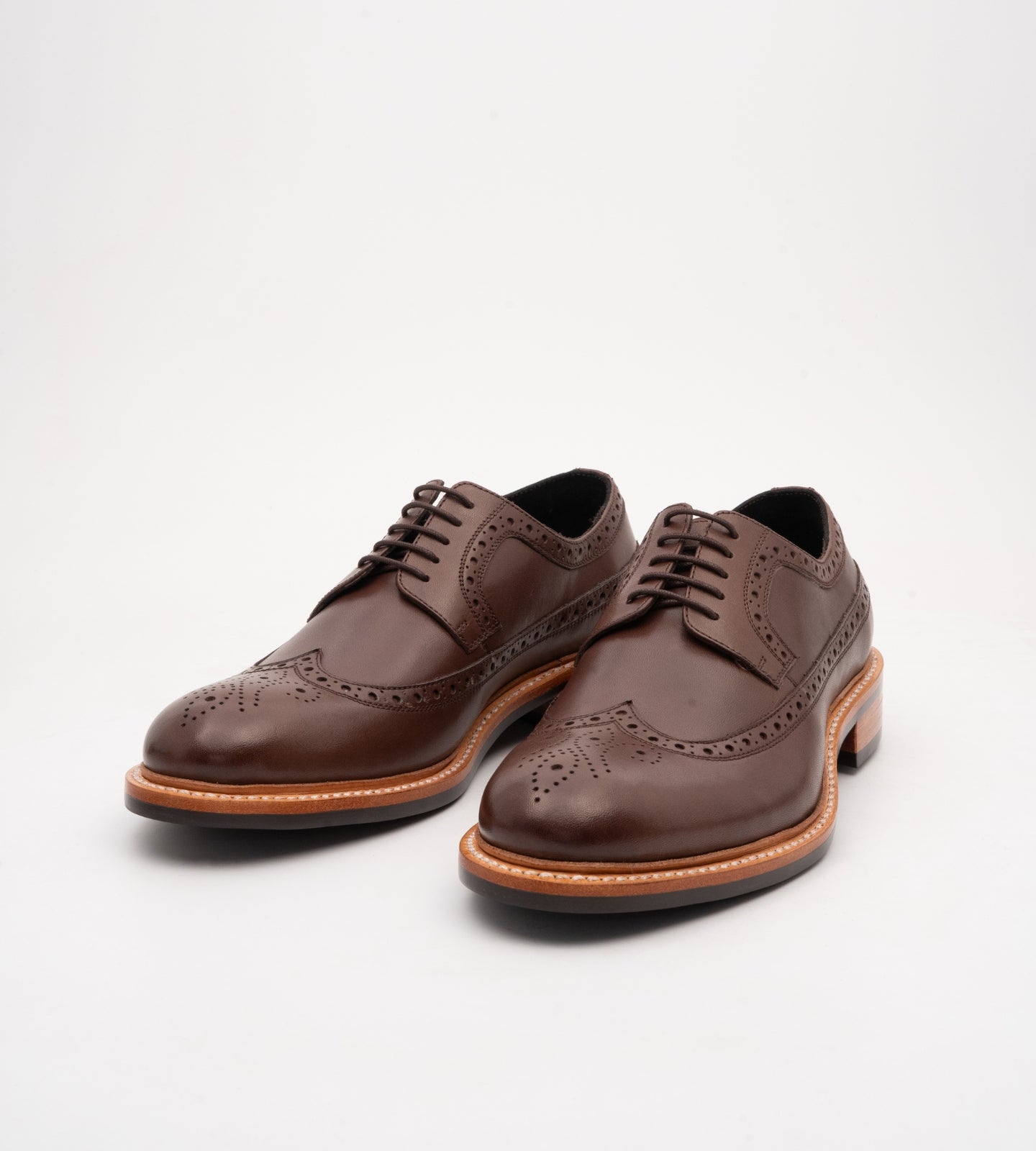 Hand-Welted Brown Longwing Blucher