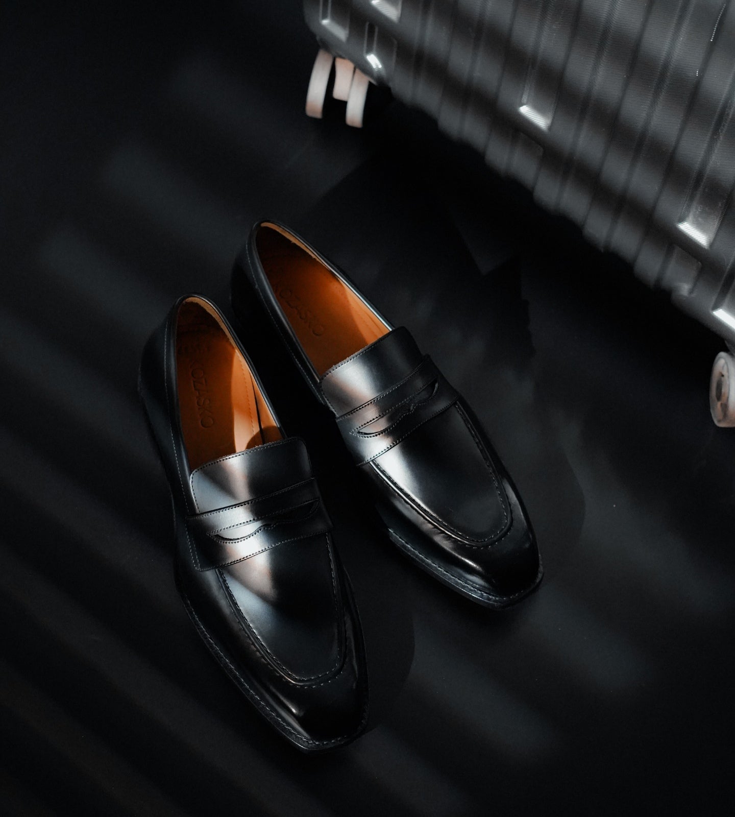 Hand-Welted Michigan Calf Chisel Toe Penny Loafer