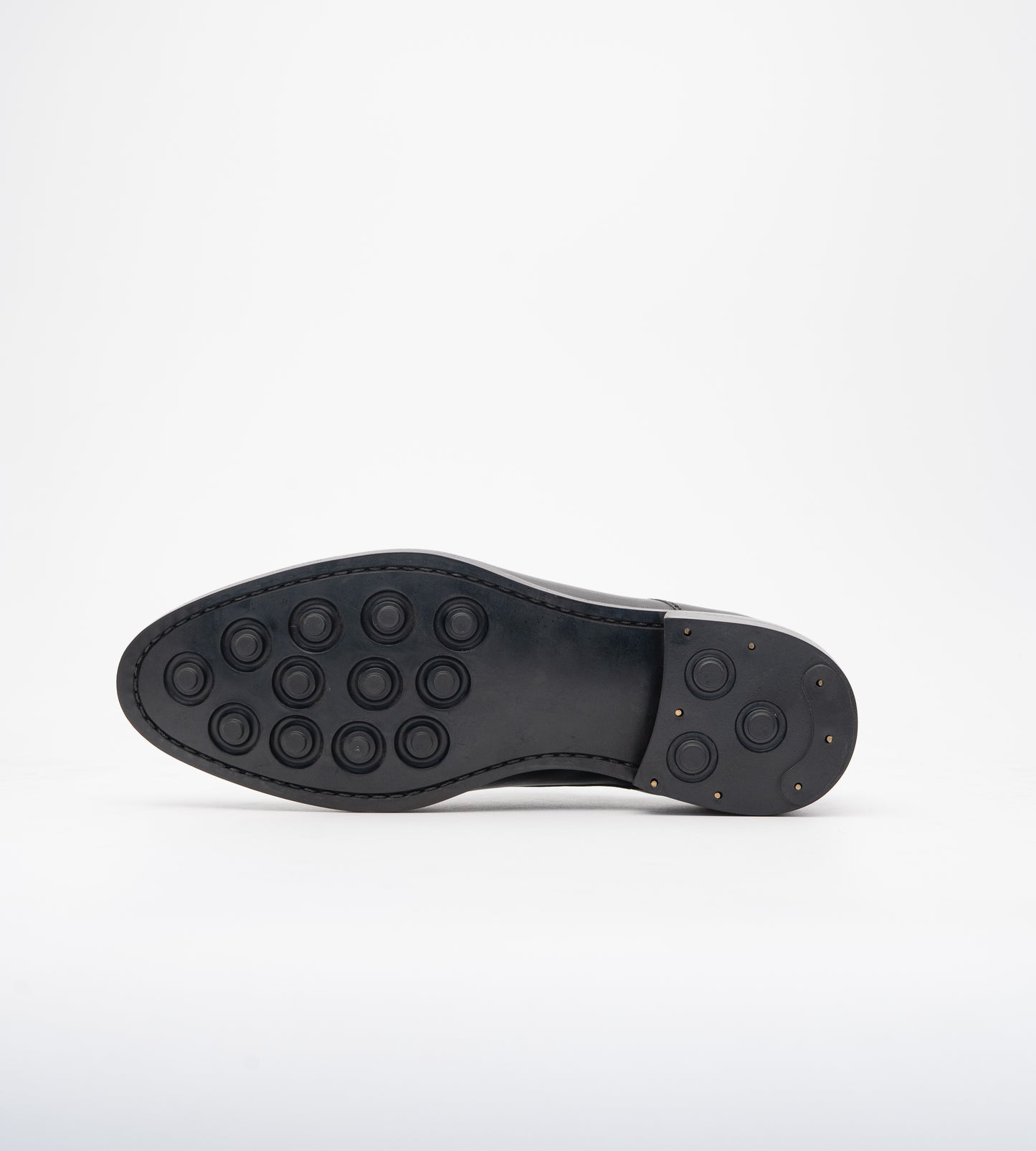 Hand Welted Black Full Grain Leather Tassel Loafer