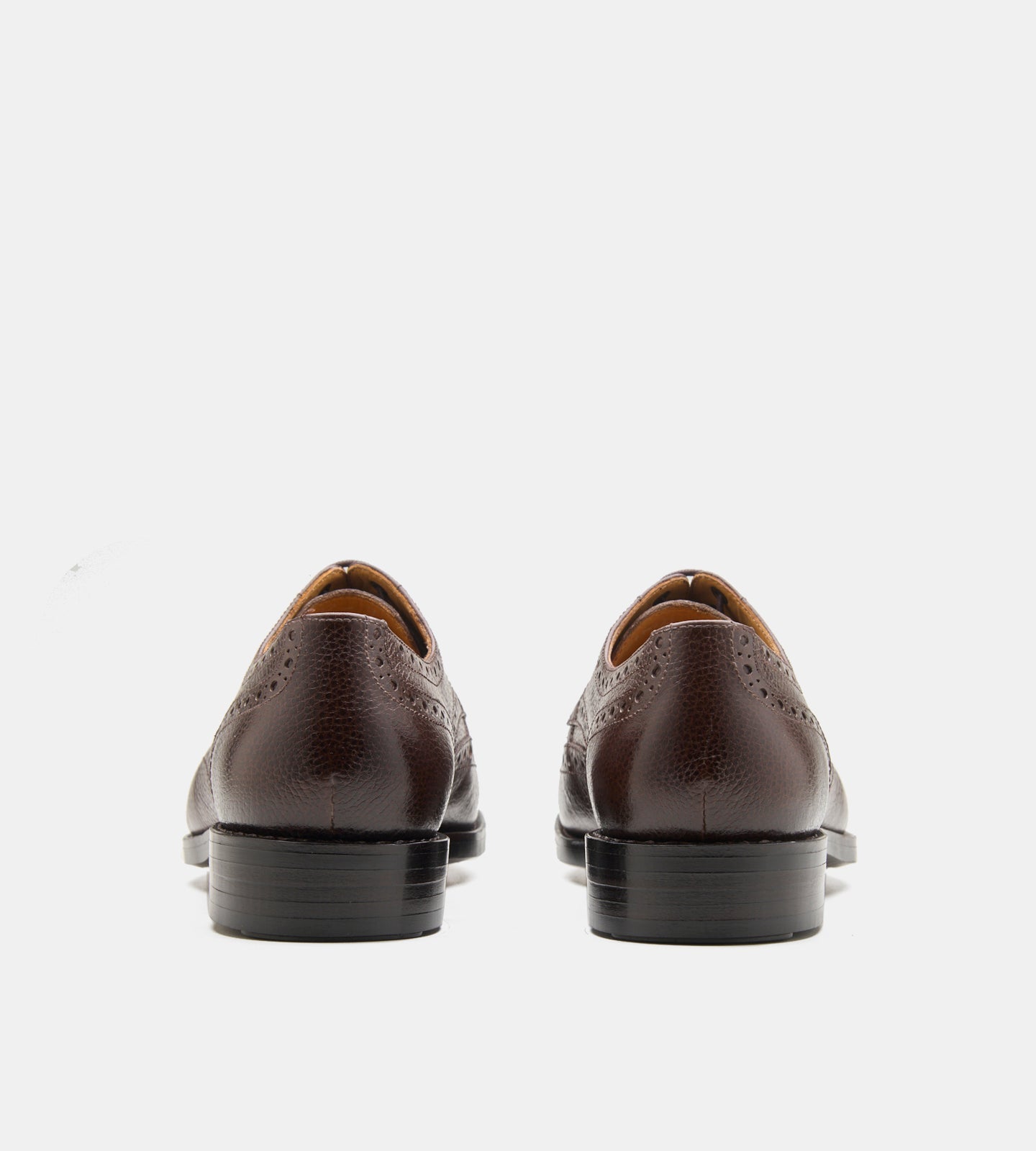 Hand-Welted Brown Wax Milled Wingtip Derby