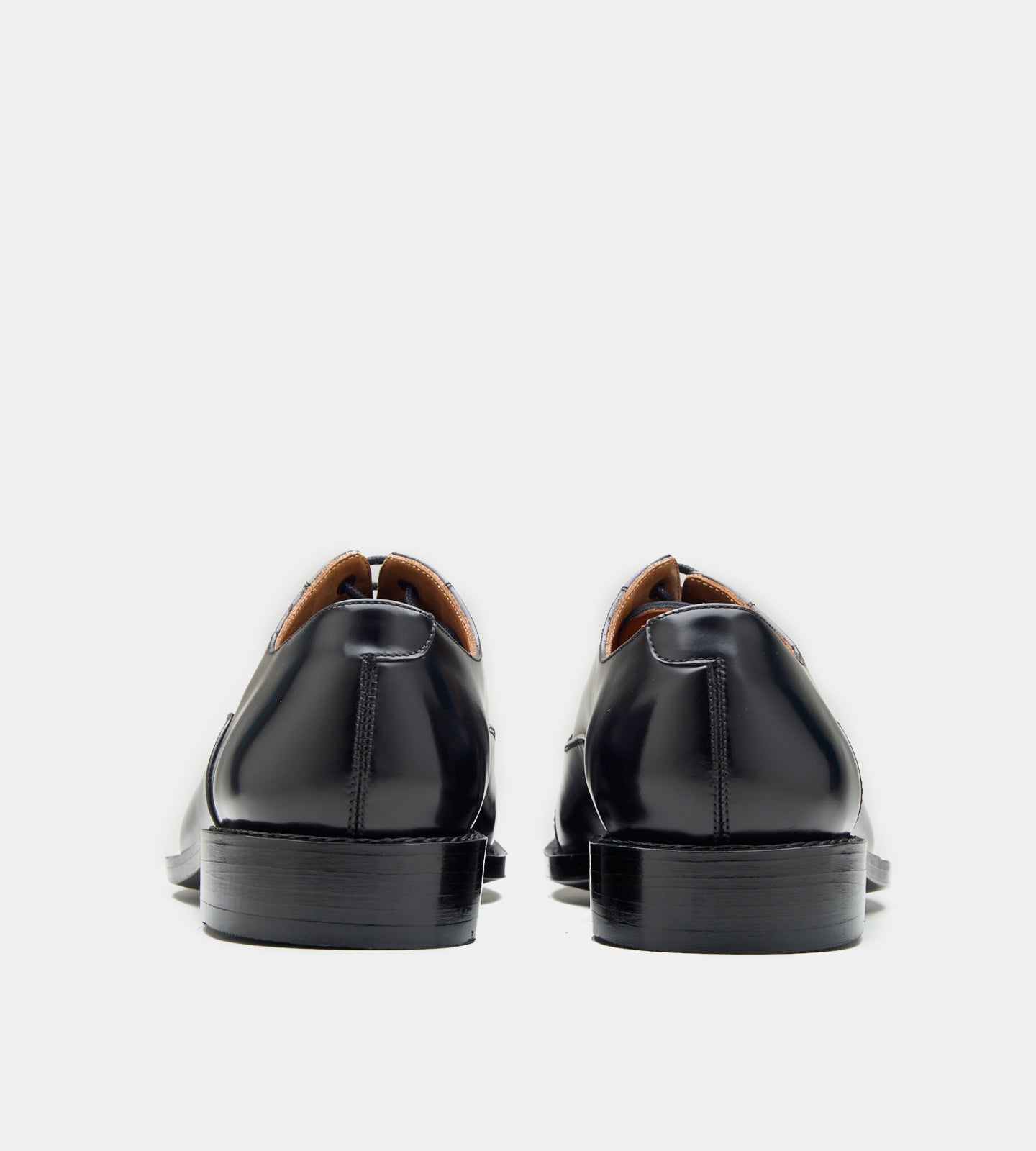 Hand-Welted Black Michigan Full Grain Captoe Oxfords
