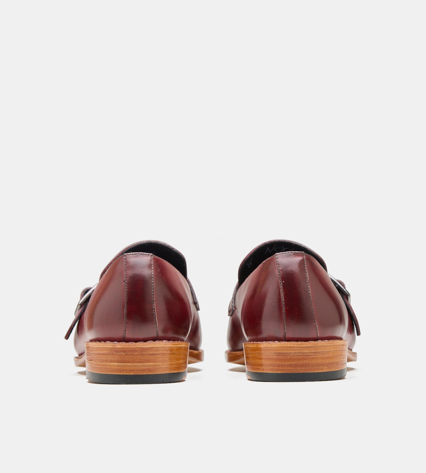 Hand-Welted Burgundy Strap Loafer