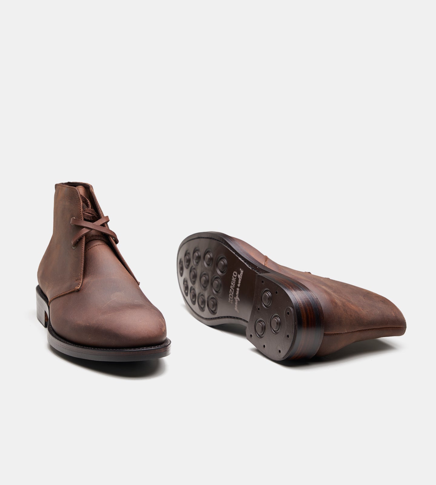 Hand-Welted Oiled Leather Chukka Boot