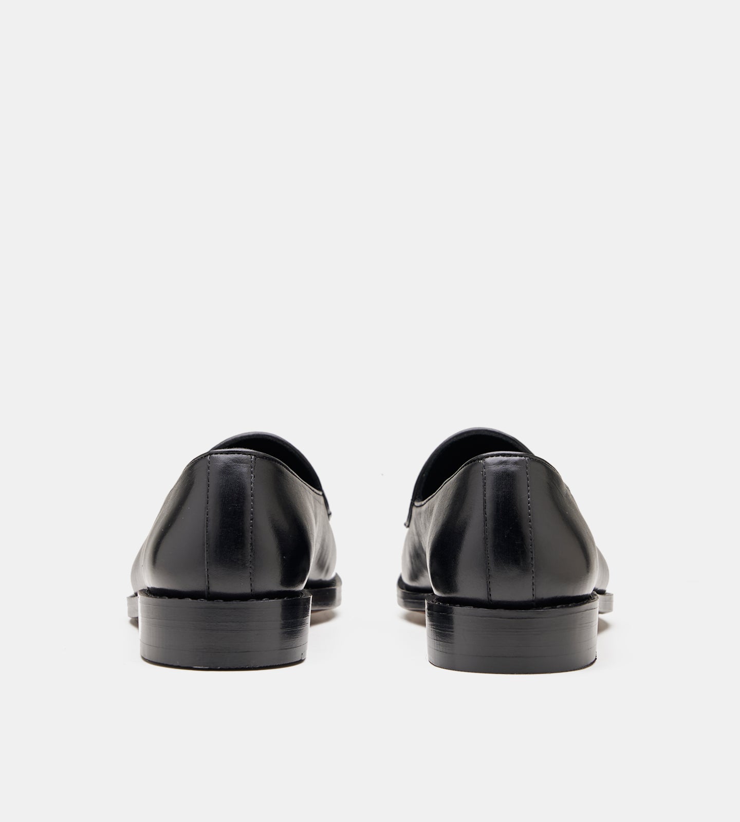 Hand-Welted Black Belgian Loafer