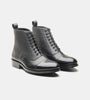 Hand-Welted Black Balmoral Boots