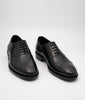 Hand-Welted Black Captoe Oxfords