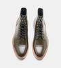 Hand-Welted Olive Captoe Boot