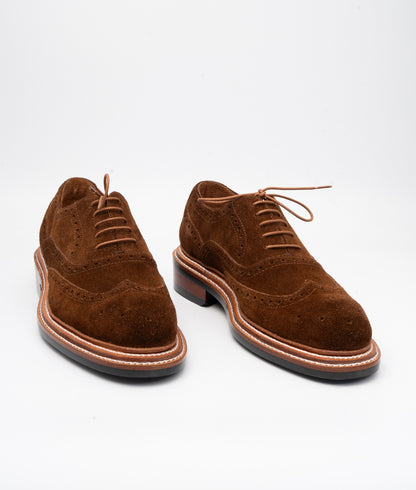 Hand-Welted CF Stead's Suede Wingtip Oxfords