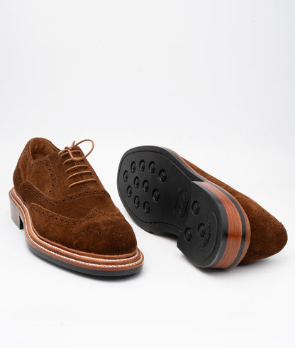 Hand-Welted CF Stead's Suede Wingtip Oxfords