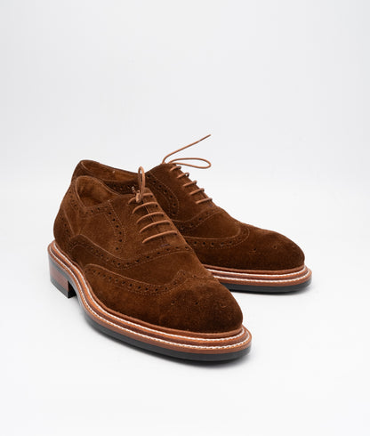 Hand-Welted CF Stead's Suede Wingtip Oxfords