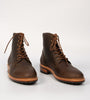 Hand-Welted Brown Oiled Leather Captoe Boot