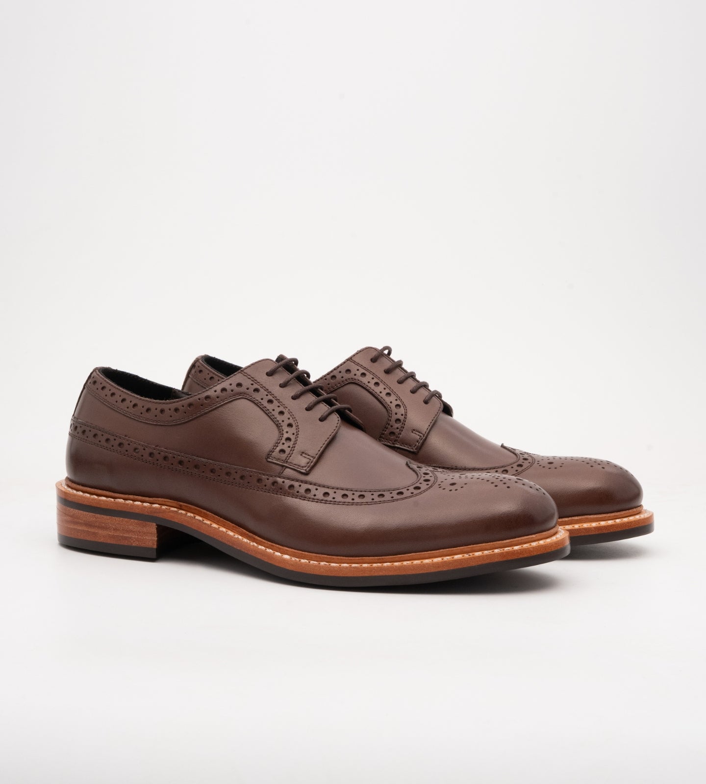Hand-Welted Brown Longwing Blucher