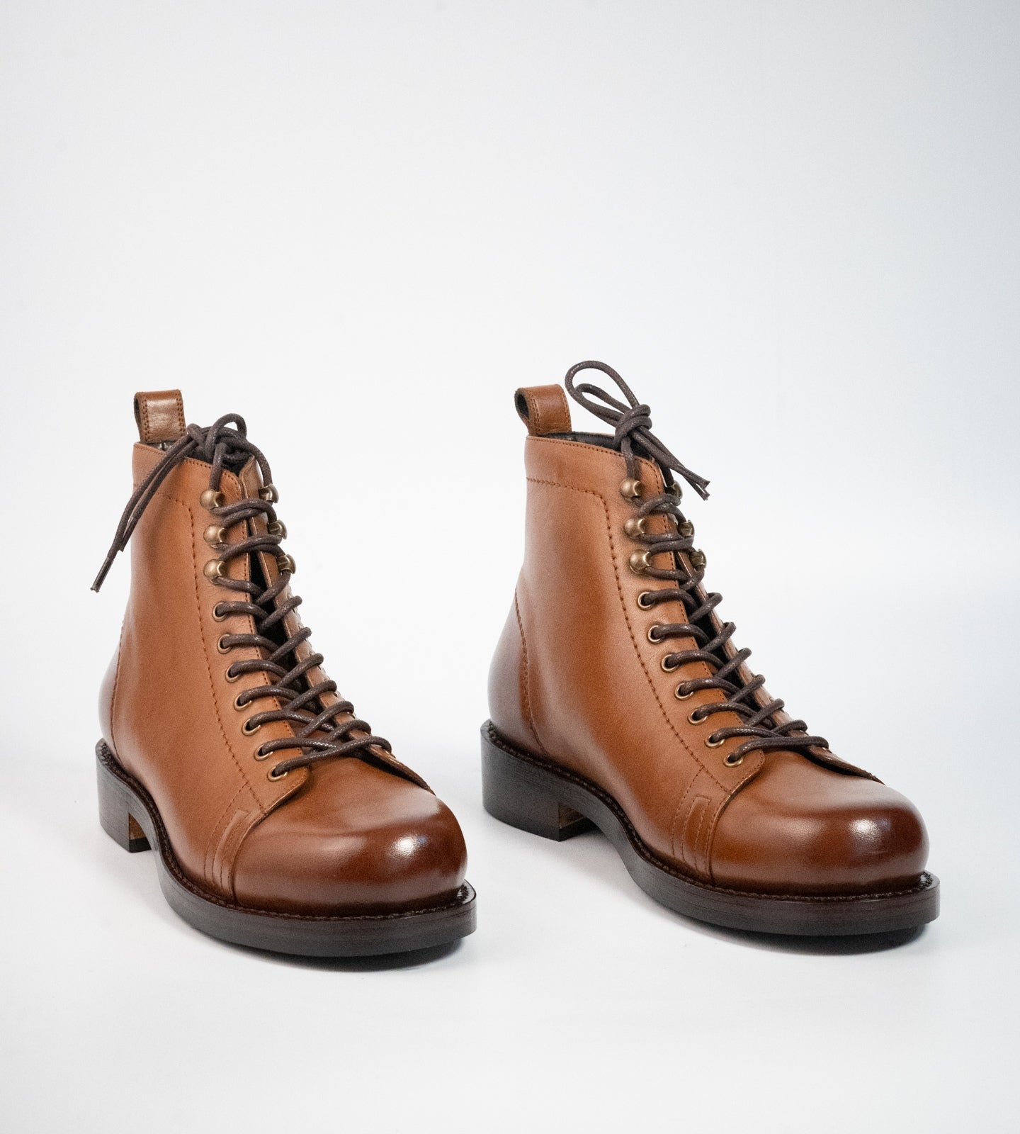 Hand Welted Tan Monkey Boots