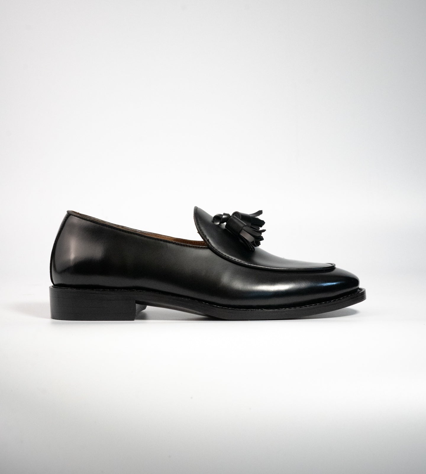 Hand-Welted Michigan Calf Belgian Tassel Loafer