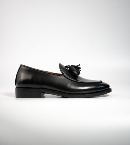 Hand-Welted Michigan Calf Belgian Tassel Loafer