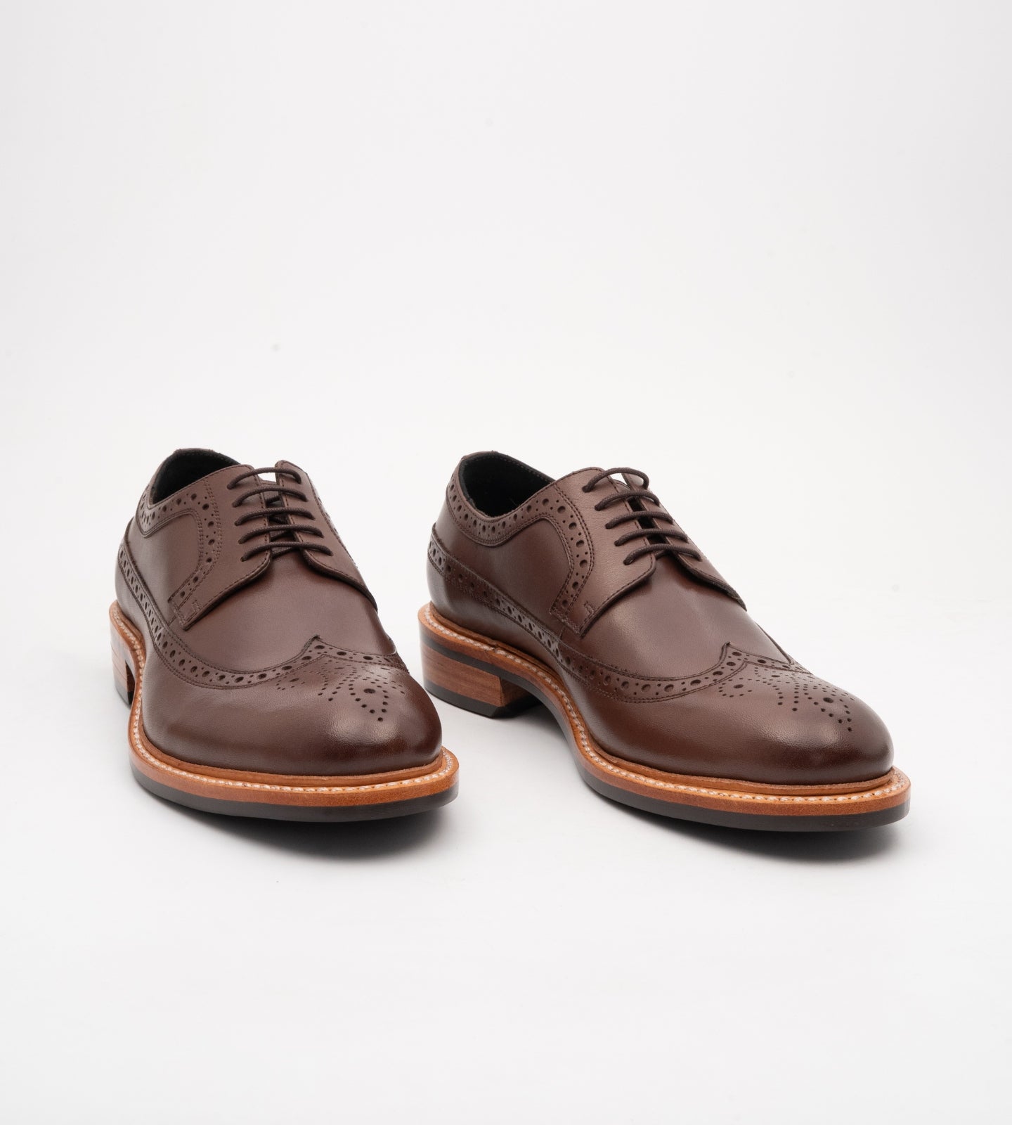 Hand-Welted Brown Longwing Blucher