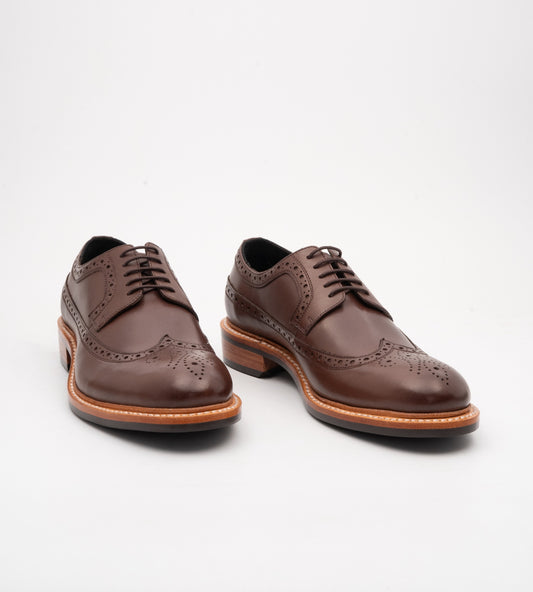 Hand-Welted Brown Longwing Blucher