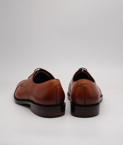 Hand-Welted Tan Captoe Derby