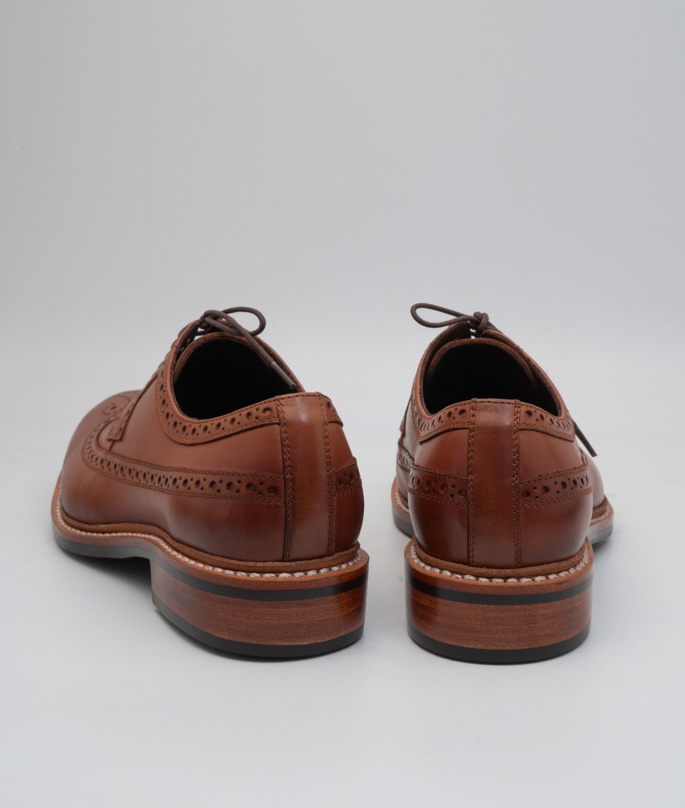 Hand-Welted Tan Longwing Blucher