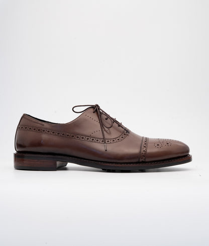Hand-Welted Brown Adelaide Oxfords