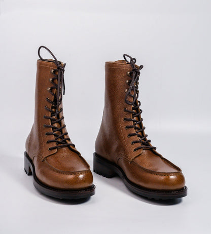 Heritage 8-Inch Milled Moc Toe Boot with Bellows Tongue