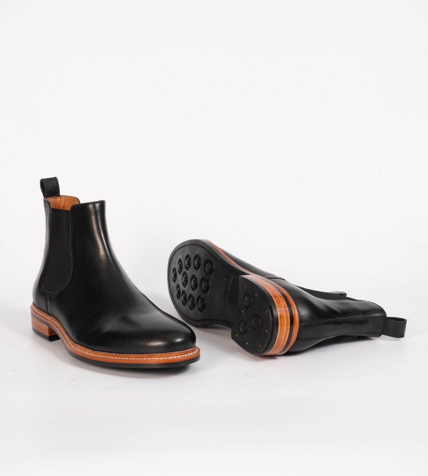 Hand-Welted Black Chelsea Boot