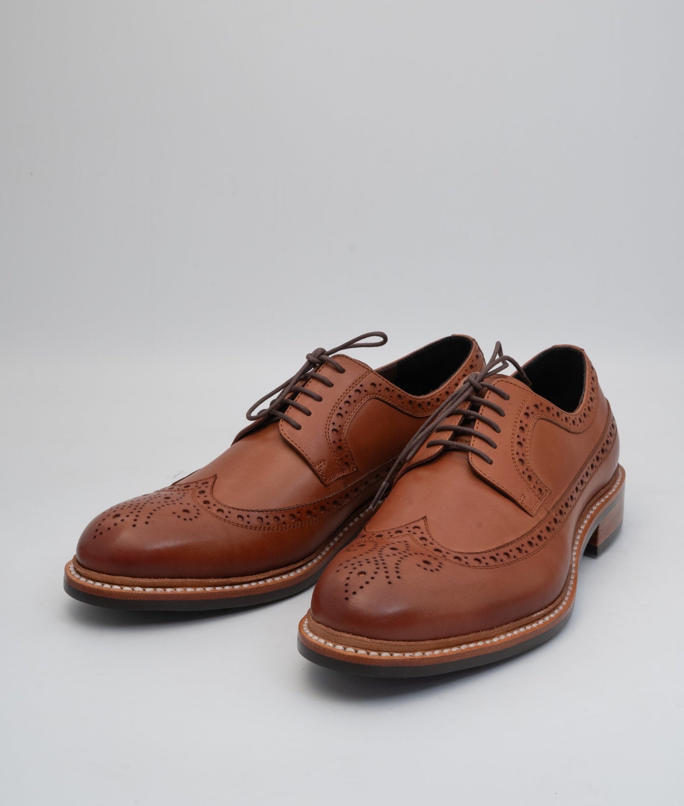 Hand-Welted Tan Longwing Blucher