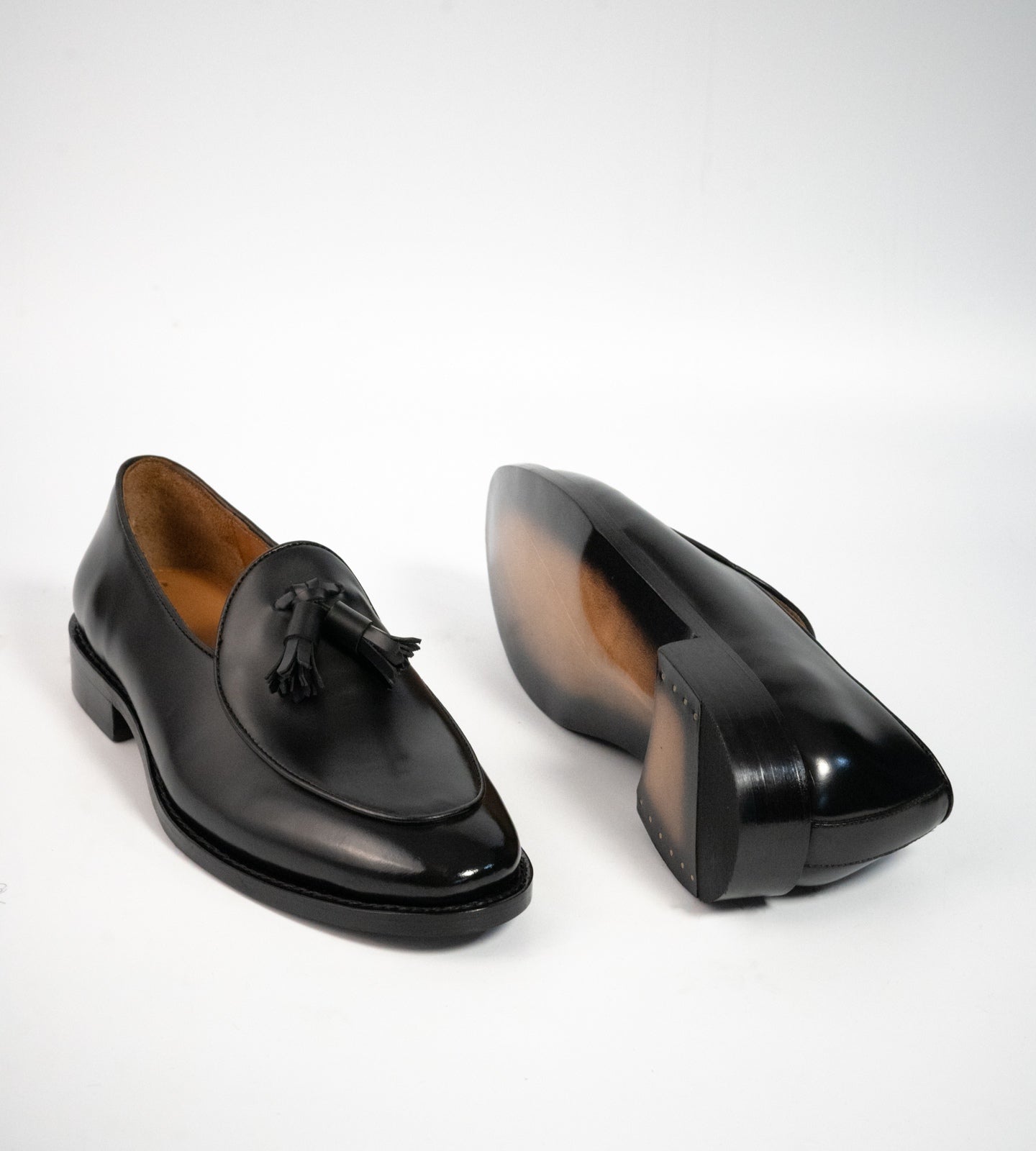 Hand-Welted Michigan Calf Belgian Tassel Loafer