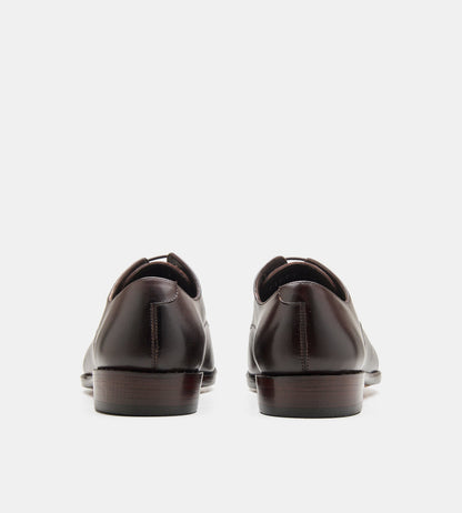 Hand-Welted Brown Apron Toe Derby