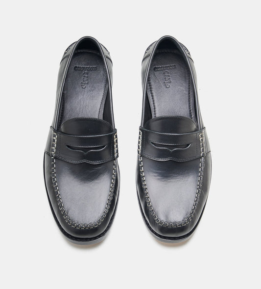 Hand-Welted Leather Slip-Ons