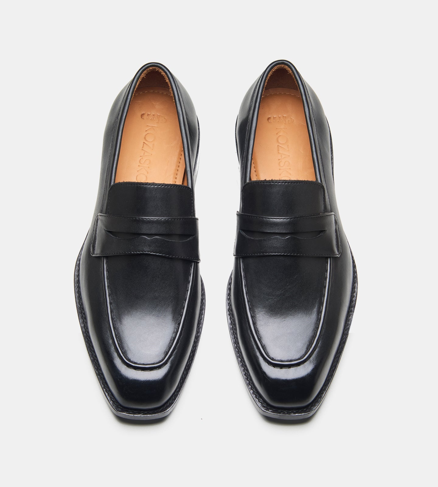 Hand-Welted Chisel Toe Penny Loafer