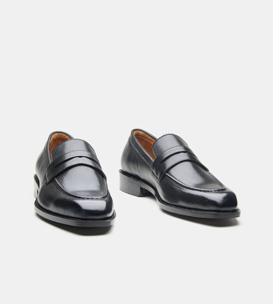 Hand-Welted Chisel Toe Penny Loafer