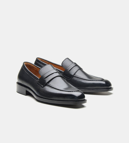 Hand-Welted Chisel Toe Penny Loafer