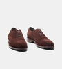 Classic Hand-Welted Brown Suede Captoe Oxfords