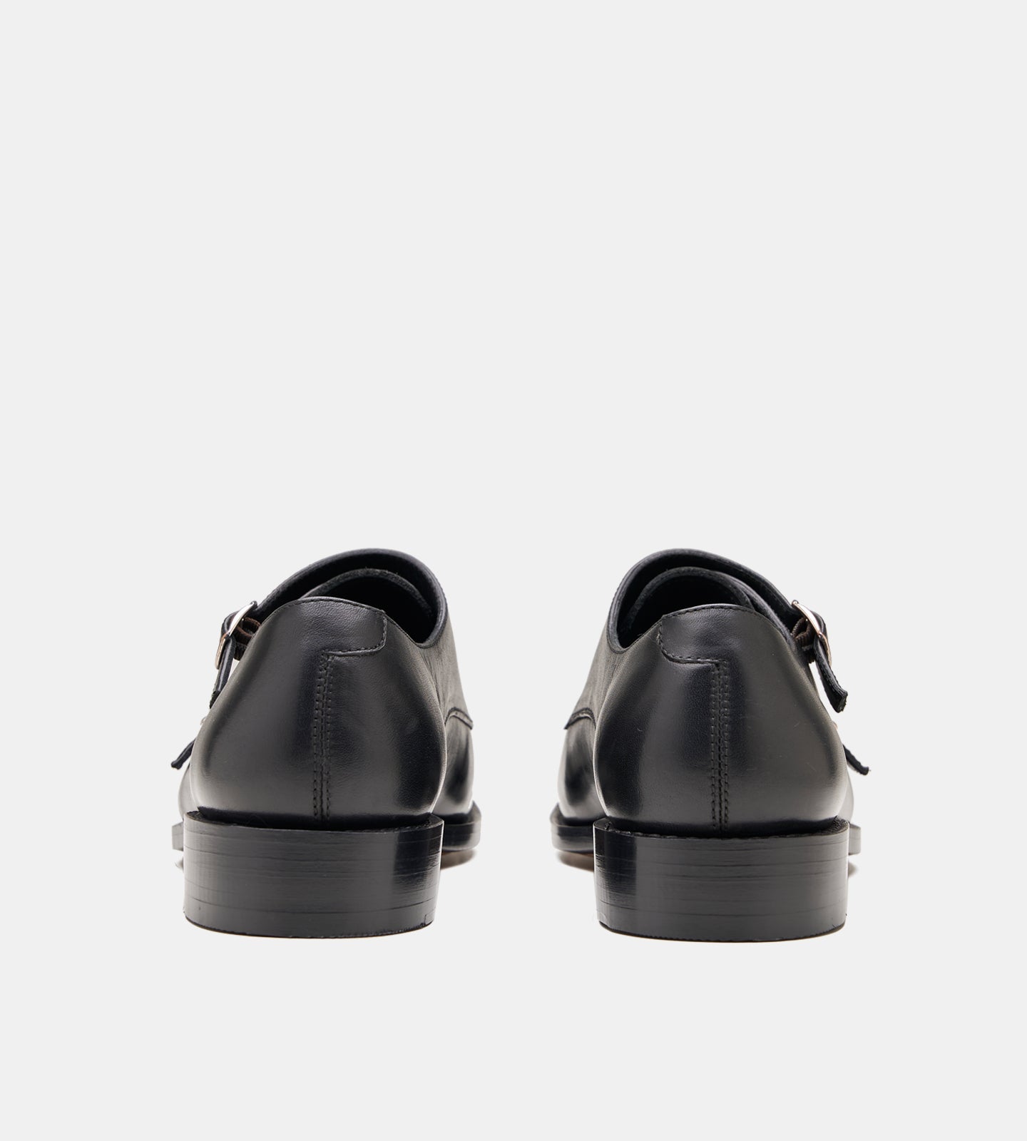 Hand-Welted Plain Toe Double Strap Monk Shoe
