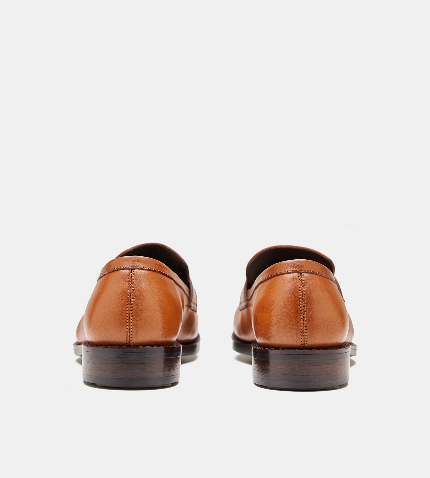 Hand-Welted Cognac Tassel Loafer